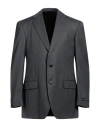 Lubiam Man Suit Jacket Steel Grey Size 40 Virgin Wool In Grey