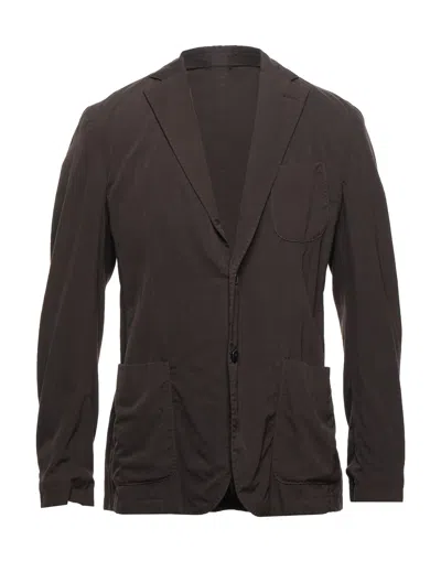 Lubiam Suit Jackets In Brown