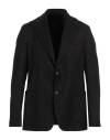 Luca Bertelli Man Blazer Black Size 42 Viscose, Polyamide, Elastane