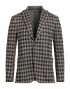 Luca Bertelli Man Blazer Sand Size 40 Viscose, Polyester, Elastane In Black