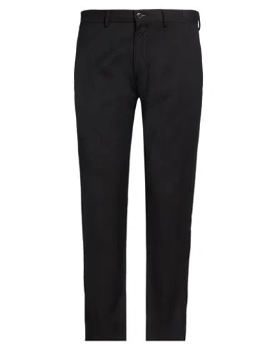 Luca Bertelli Man Pants Black Size 40 Polyester, Viscose, Elastane