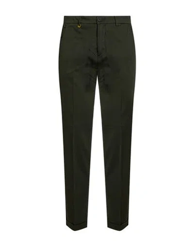Luca Bertelli Man Pants Military Green Size 28 Cotton, Elastane