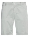 Luca Bertelli Man Shorts & Bermuda Shorts Grey Size 40 Cotton, Elastane