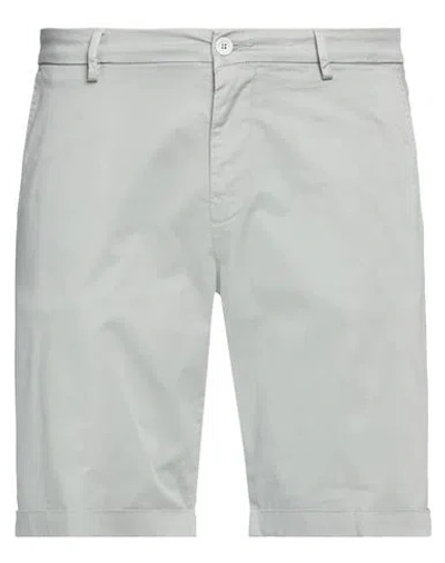 Luca Bertelli Man Shorts & Bermuda Shorts Grey Size 40 Cotton, Elastane In Gray