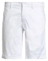 Luca Bertelli Man Shorts & Bermuda Shorts White Size 30 Cotton, Elastane In White