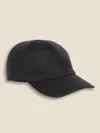 Luca Faloni 2-ply Cashmere Baseball Cap In Charcoal Grey