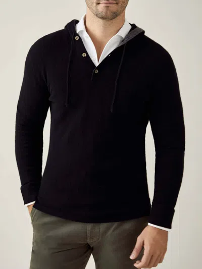 Luca Faloni Hoodie Jumper In Black