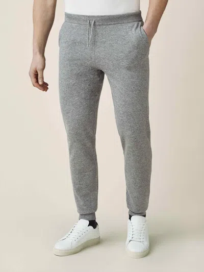 Luca Faloni Jogger Sweat Trousers In Dolomiti Grey