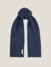 Luca Faloni Scarf In Atlantic Blue