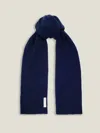 Luca Faloni 4-ply Cashmere Scarf In Midnight Blue