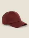 Luca Faloni Baseball Cap In Rust