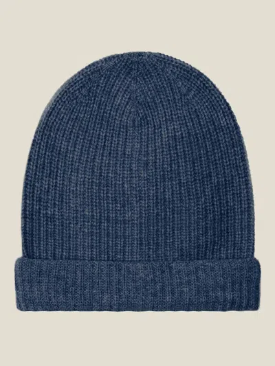 Luca Faloni Beanie In Atlantic Blue