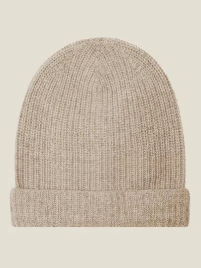 Luca Faloni Beanie In Camel Beige