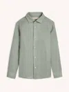 Luca Faloni Boy's Classic Portofino Shirt In Sage Green