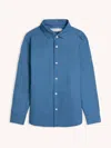 Luca Faloni Boy's Classic Shirt In Classic Blue