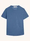 Luca Faloni Boy's T-shirt In Steel Blue