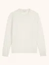 Luca Faloni Boys Crew-neck Jumper In Ivory