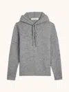Luca Faloni Boys Hooded Jumper In Dolomiti Grey