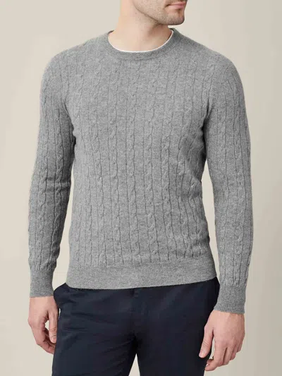 Luca Faloni Cashmere (2-ply) Cable Knit In Green
