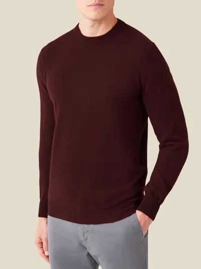 Luca Faloni Cashmere (2-ply) Crew Neck In Brown