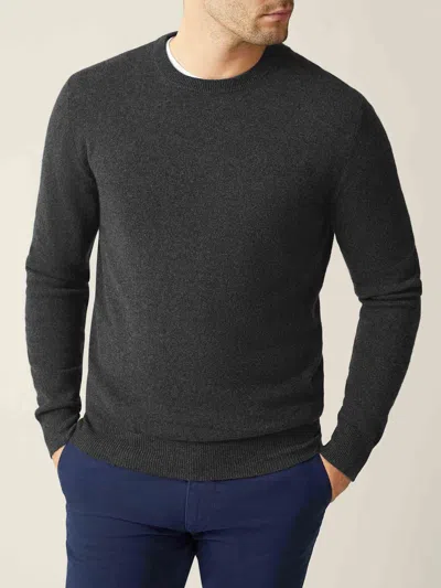 Luca Faloni Cashmere (2-ply) Crew Neck In Gray