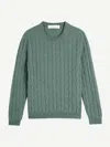 Luca Faloni Boys Crew-neck Jumper In Green