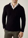 Luca Faloni Cashmere (2-ply) Hoodie In Black