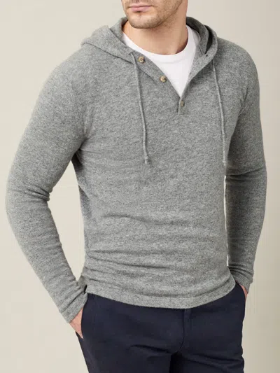 Luca Faloni Cashmere (2-ply) Hoodie In Gray