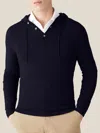 Luca Faloni Cashmere (2-ply) Hoodie In Midnight Blue