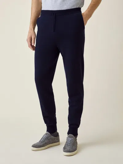 Luca Faloni Cashmere (2-ply) Joggers In Blue