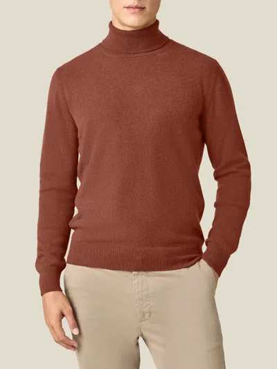 Luca Faloni Cashmere (2-ply) Roll Neck In Brown