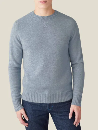 Luca Faloni Country Crew Neck In French Blue