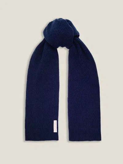 Luca Faloni Cashmere (4-ply) Scarf In Blue