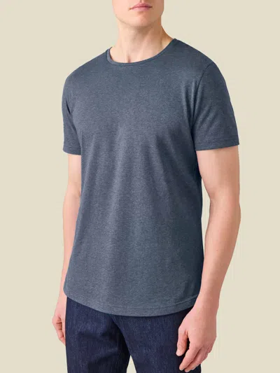Luca Faloni Cashmere-cotton T-shirt In Blue