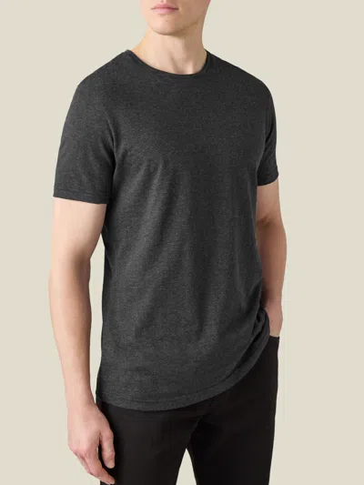 Luca Faloni Cashmere-cotton T-shirt In Gray
