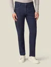 Luca Faloni Cashmere-denim Jeans In Blue