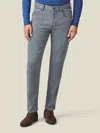 Luca Faloni Cashmere-denim Jeans In Gray