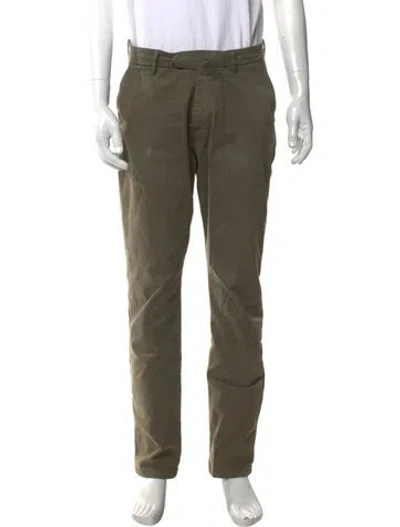 Pre-owned Luca Faloni Chinos In Green