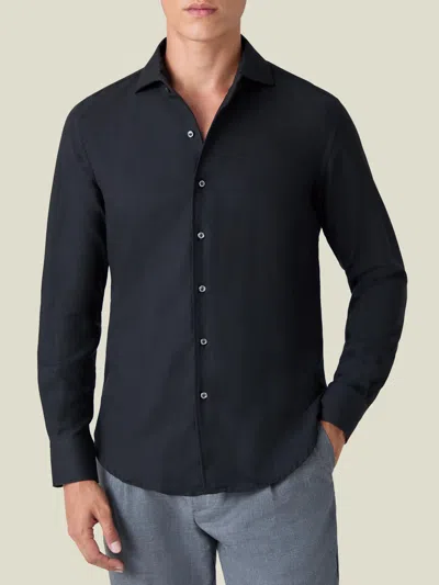 Luca Faloni Classic Shirt In Black