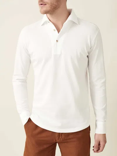 Luca Faloni Brera Polo Shirt In White