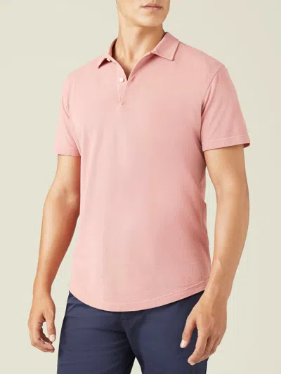 Luca Faloni Classic Polo In Peach