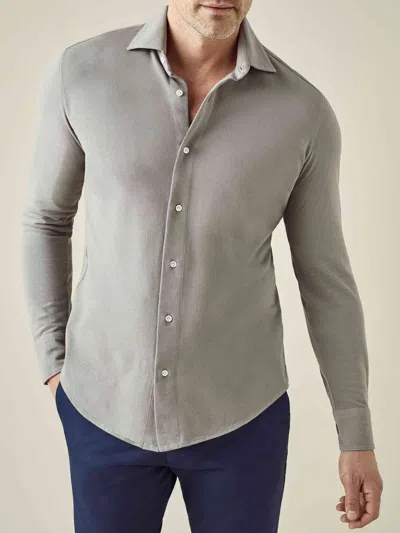 Luca Faloni Siena Shirt In Dove Grey