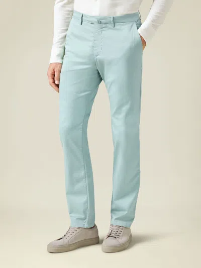 Luca Faloni Cotton (whipcord) Lightweight Chinos In Green