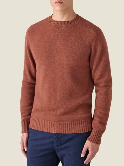 Luca Faloni Country Crew Neck In Rust