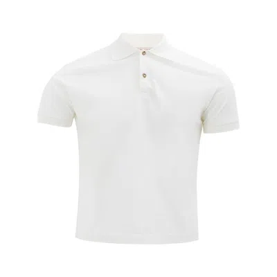 Luca Faloni Elegant Cotton Polo Men's Shirt In White