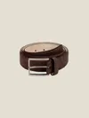 Luca Faloni Leather Belt In Brown