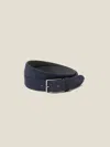 Luca Faloni Belt In Navy Blue