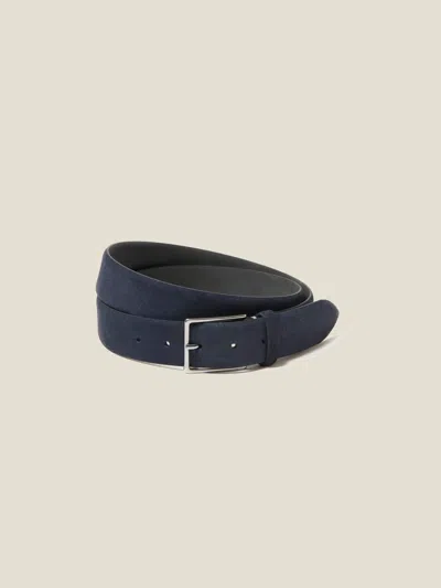 Luca Faloni Belt In Navy Blue