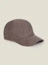 Luca Faloni Baseball Cap In Chocolate Brown