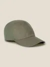 Luca Faloni Linen Baseball Cap In Green